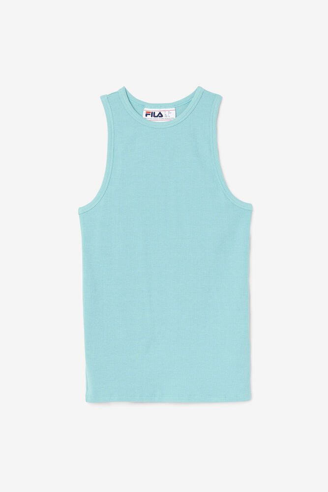 Fila Alexia Blue Tank Top Womens - NZ 21605-XHWO